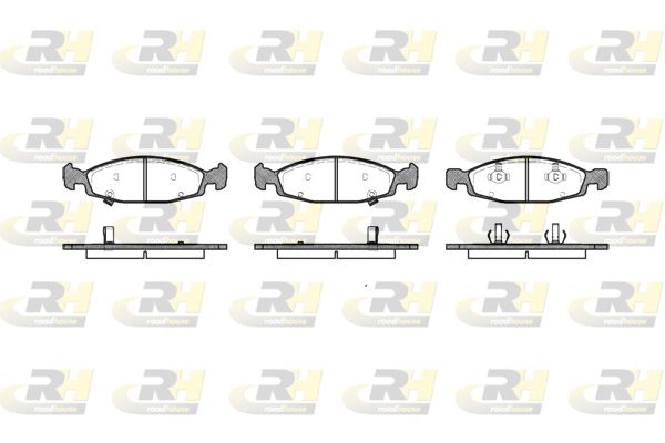 ROADHOUSE Комплект тормозных колодок, дисковый тормоз 2736.02