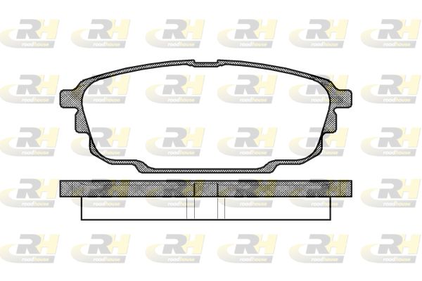 ROADHOUSE Комплект тормозных колодок, дисковый тормоз 2851.00