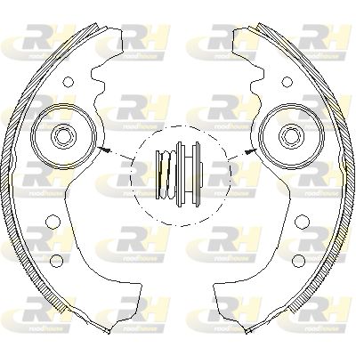 ROADHOUSE Тормозные колодки 4015.01