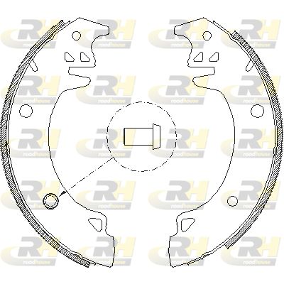ROADHOUSE Комплект тормозных колодок 4037.00