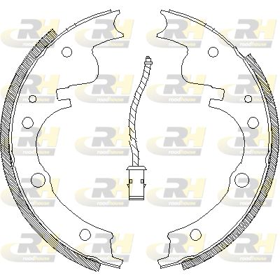 ROADHOUSE Комплект тормозных колодок 4104.01