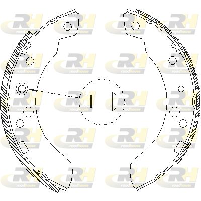 ROADHOUSE Комплект тормозных колодок 4111.00