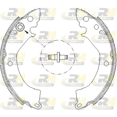 ROADHOUSE Тормозные колодки 4157.00