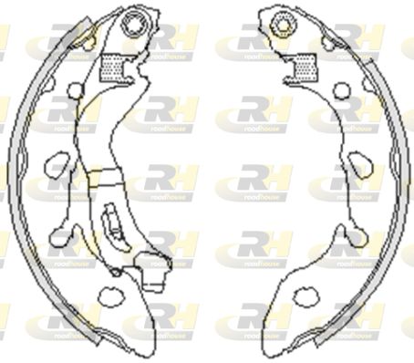 ROADHOUSE Комплект тормозных колодок 4249.00