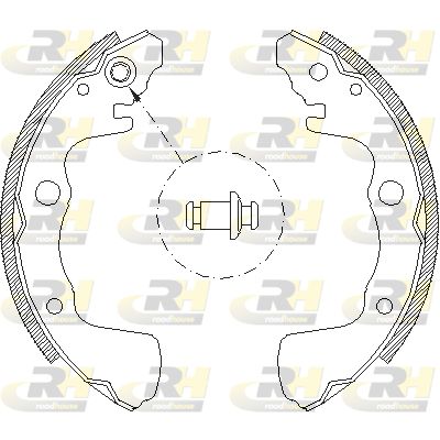 ROADHOUSE Комплект тормозных колодок 4373.00