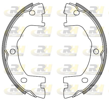 ROADHOUSE Комплект тормозных колодок, стояночная тормозная с 4640.00