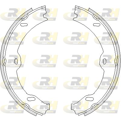 ROADHOUSE Комплект тормозных колодок, стояночная тормозная с 4708.00