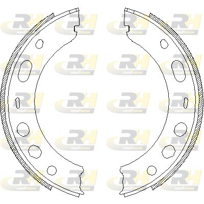 ROADHOUSE Барабанная тормозная колодка, стояночный тормоз 4724.00