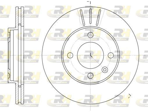 ROADHOUSE Тормозной диск 6084.10