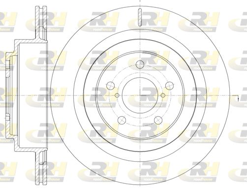 ROADHOUSE Тормозной диск 61001.10