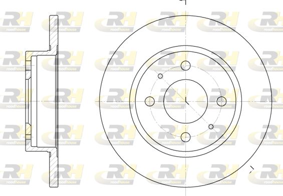 ROADHOUSE Тормозной диск 6101.00