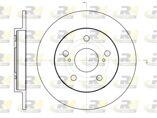 ROADHOUSE Тормозной диск 61074.00