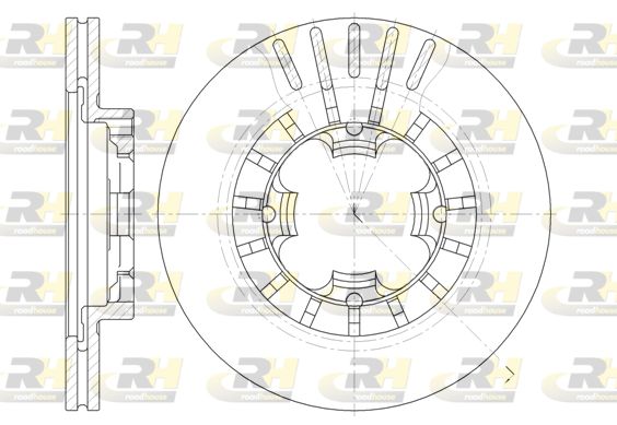 ROADHOUSE Тормозной диск 61108.10