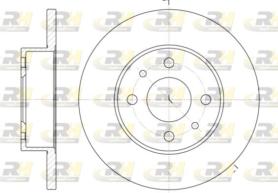 ROADHOUSE Тормозной диск 6111.00