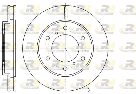 ROADHOUSE Тормозной диск 61118.10