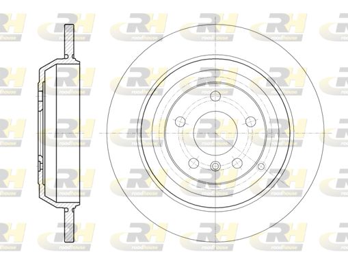 ROADHOUSE Тормозной диск 61166.00