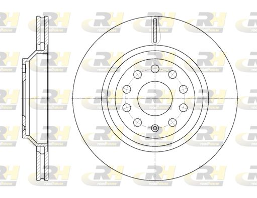 ROADHOUSE stabdžių diskas 61172.10