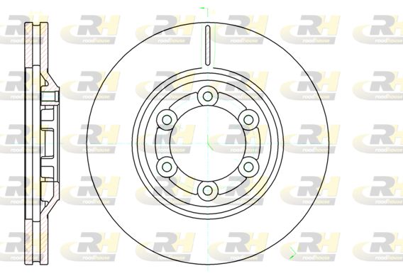 ROADHOUSE Тормозной диск 61193.10