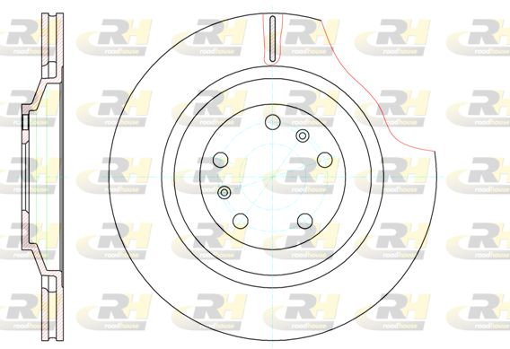 ROADHOUSE stabdžių diskas 61206.10