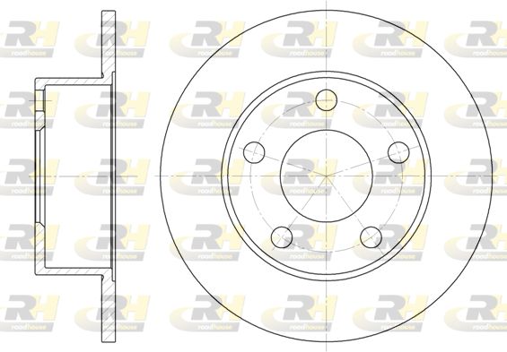 ROADHOUSE Тормозной диск 6121.00