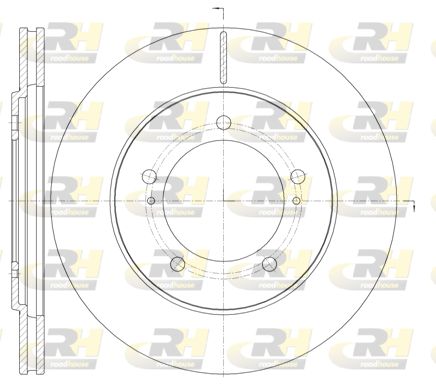 ROADHOUSE Тормозной диск 61233.10