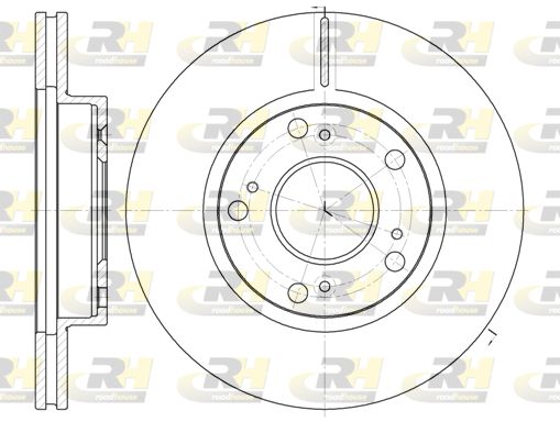 ROADHOUSE Тормозной диск 61263.10