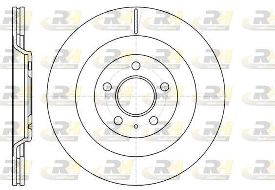 ROADHOUSE Тормозной диск 61267.10