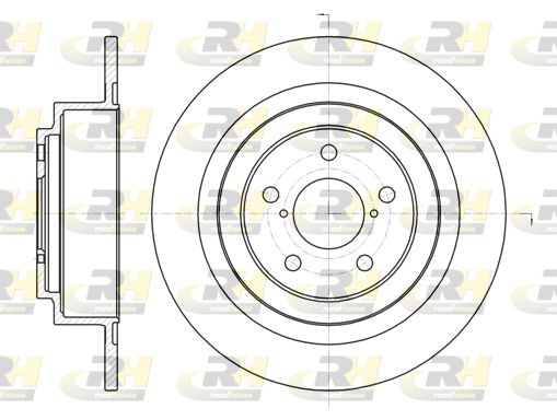 ROADHOUSE stabdžių diskas 61343.00