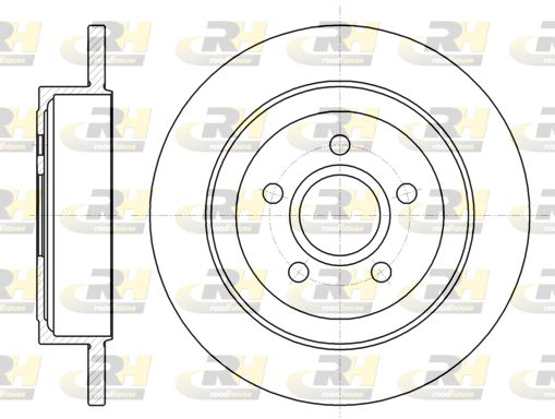 ROADHOUSE Тормозной диск 61364.00