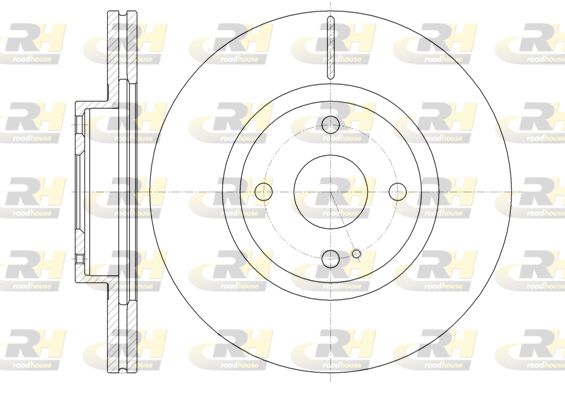 ROADHOUSE Тормозной диск 61380.10