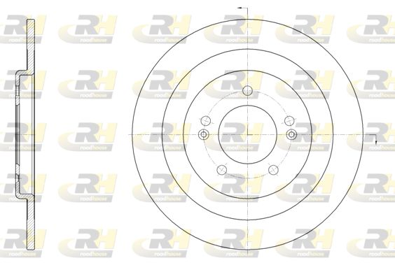 ROADHOUSE Тормозной диск 61437.00