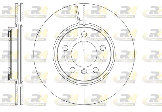 ROADHOUSE Тормозной диск 61440.10
