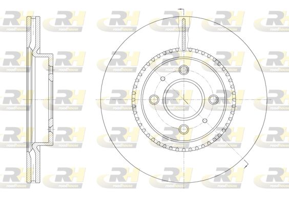 ROADHOUSE stabdžių diskas 61463.10