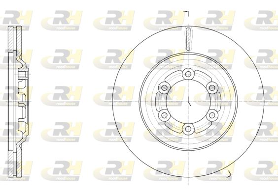 ROADHOUSE Тормозной диск 61510.10