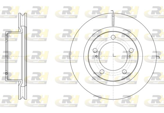 ROADHOUSE Тормозной диск 61517.10