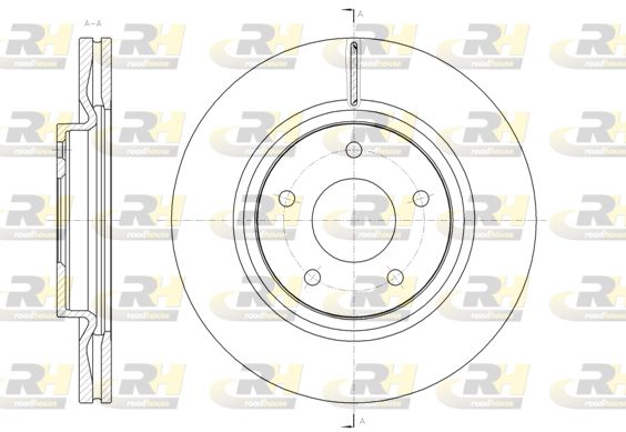 ROADHOUSE Тормозной диск 61580.10