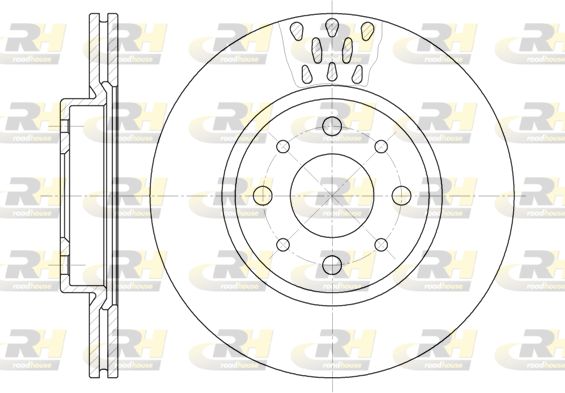 ROADHOUSE stabdžių diskas 6189.10