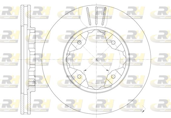 ROADHOUSE stabdžių diskas 6205.10