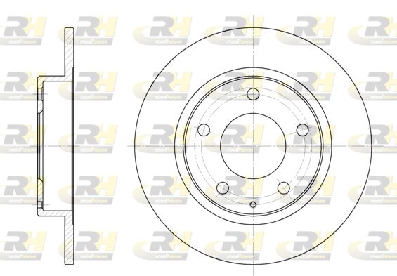 ROADHOUSE Тормозной диск 6206.00