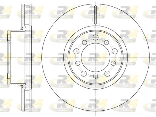 ROADHOUSE Тормозной диск 6345.10