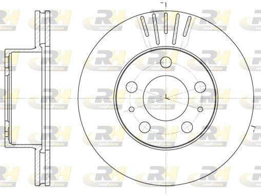 ROADHOUSE Тормозной диск 6409.10