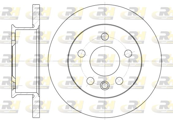 ROADHOUSE Тормозной диск 6414.00