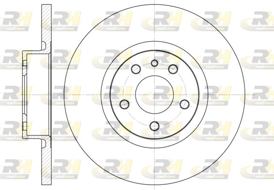 ROADHOUSE stabdžių diskas 6512.00