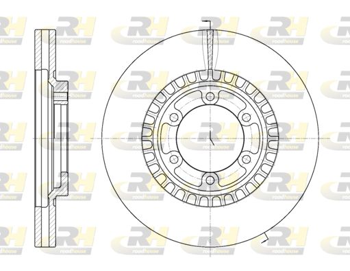 ROADHOUSE Тормозной диск 6669.10