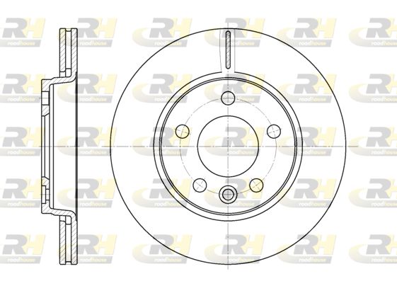 ROADHOUSE Тормозной диск 6707.10