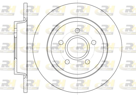 ROADHOUSE Тормозной диск 6712.00