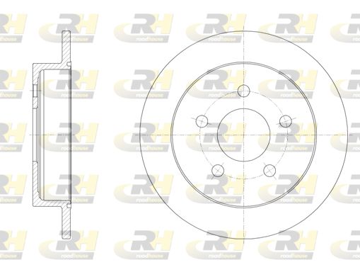 ROADHOUSE Тормозной диск 6719.00