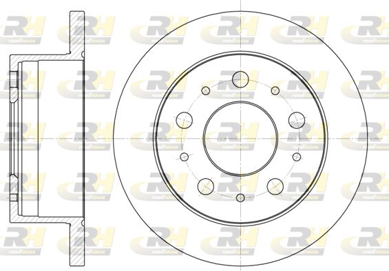 ROADHOUSE Тормозной диск 6741.00