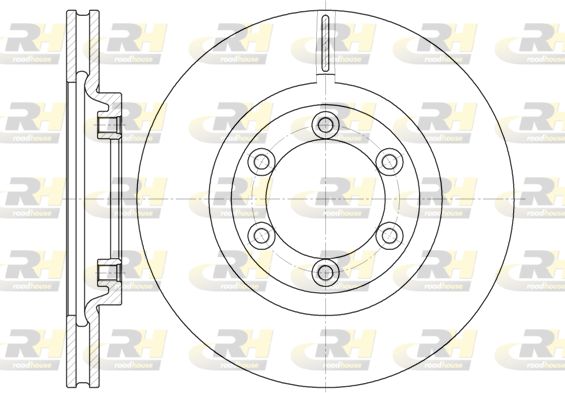 ROADHOUSE Тормозной диск 6754.10