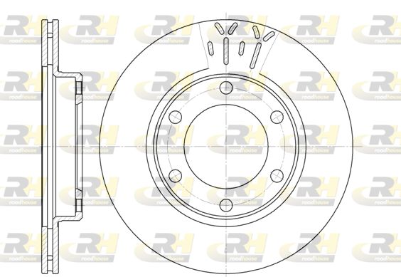 ROADHOUSE Тормозной диск 6824.10